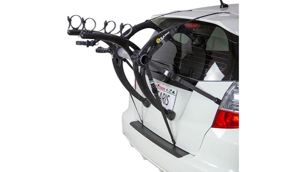 2 bike trunk bicycle carrier
