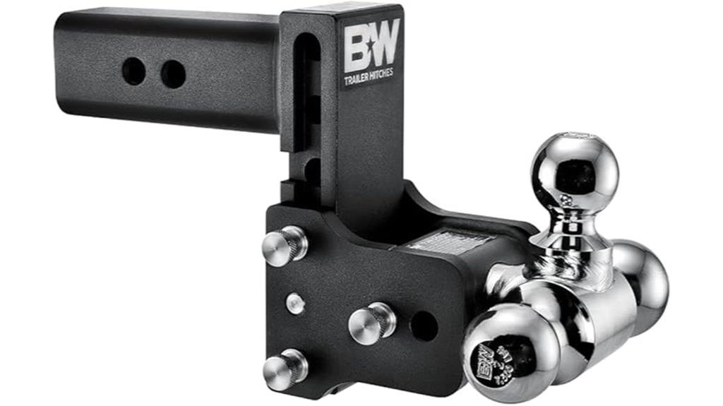 adjustable trailer hitch mount