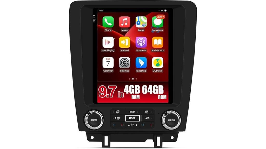 android radio for mustang