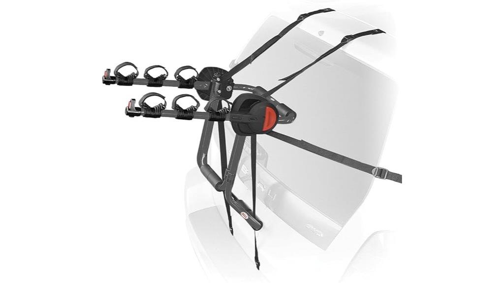 bicycle trunk mounting rack