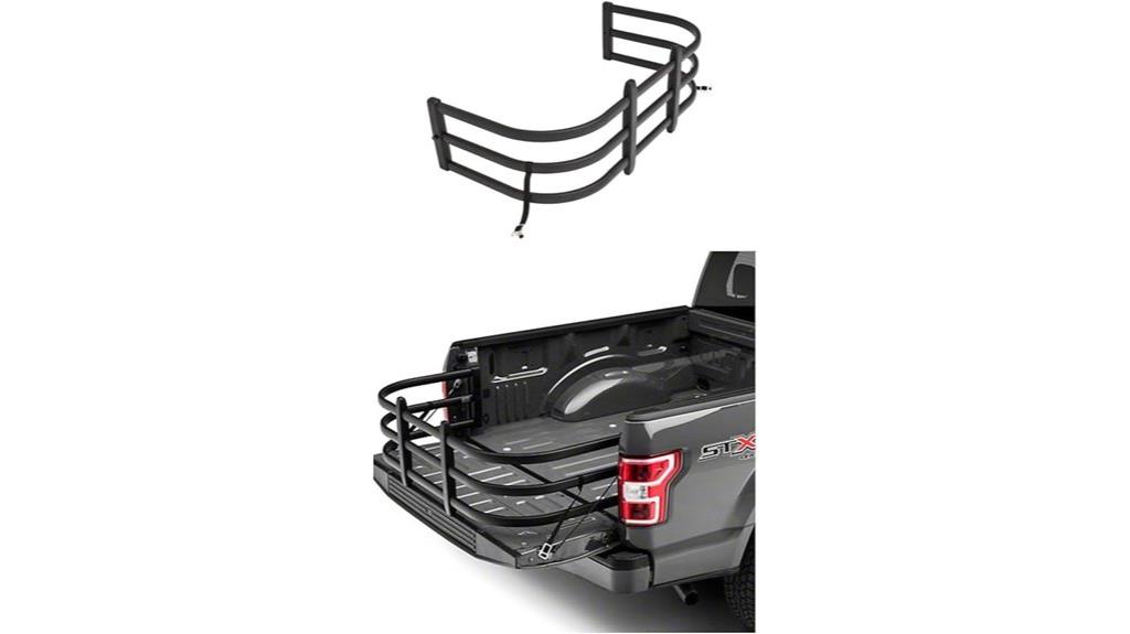 black aluminum truck bed