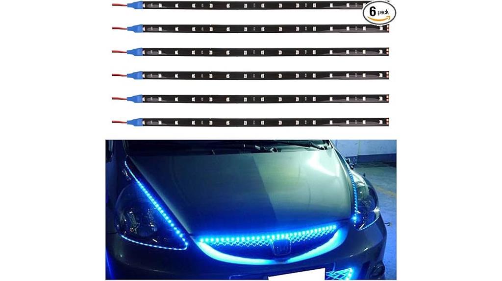 blue led underbody lights