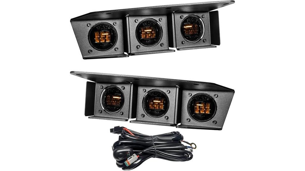 bronco amber led fog lights