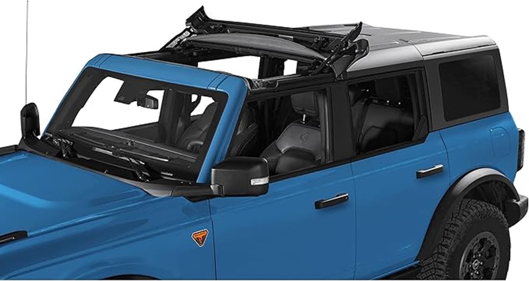 bronco hardtop sunshade accessory