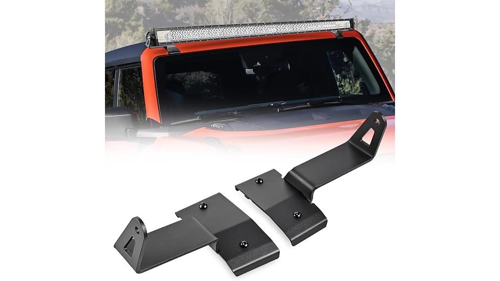 bronco led light brackets