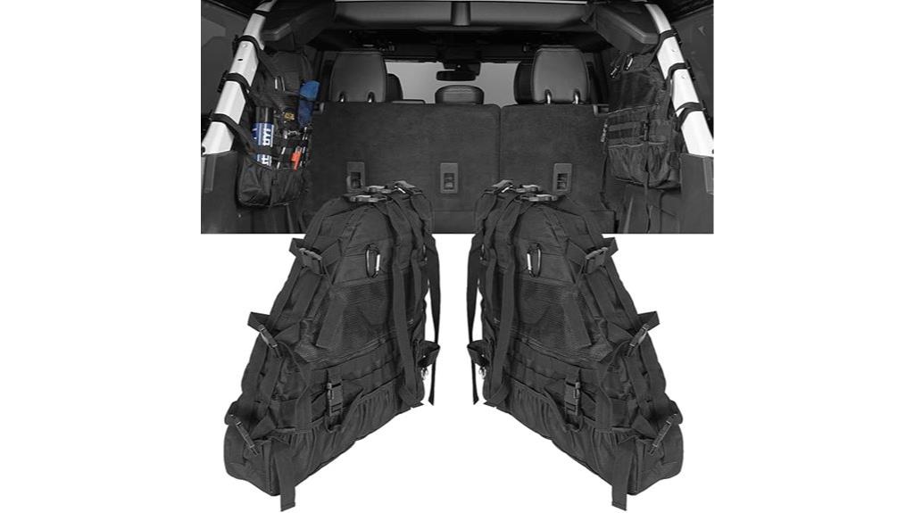 bronco roll bar storage