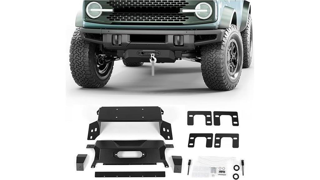 bronco winch plate accessory