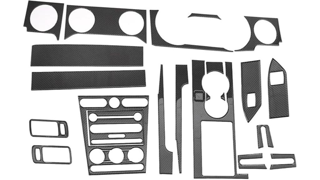 carbon fiber interior stickers