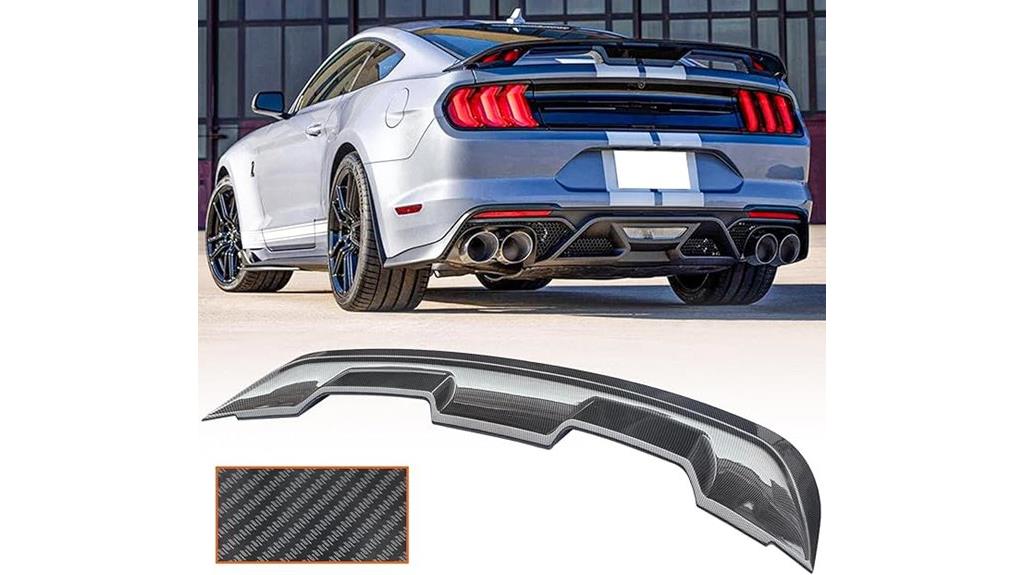 carbon fiber mustang spoiler