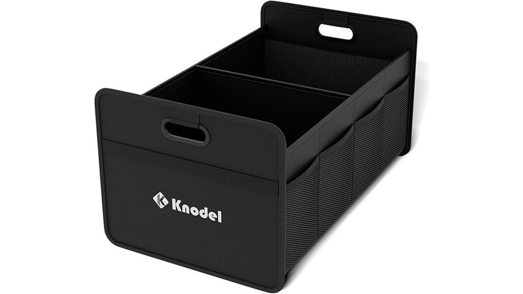 compact black trunk organizer
