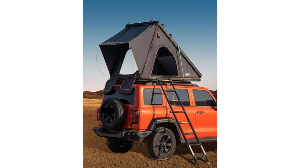 compact rooftop tent design