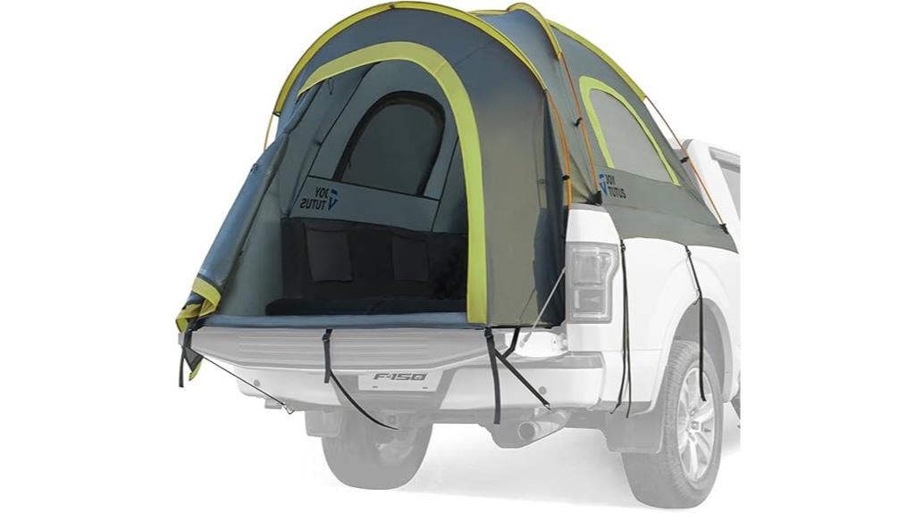 compact two person truck tent