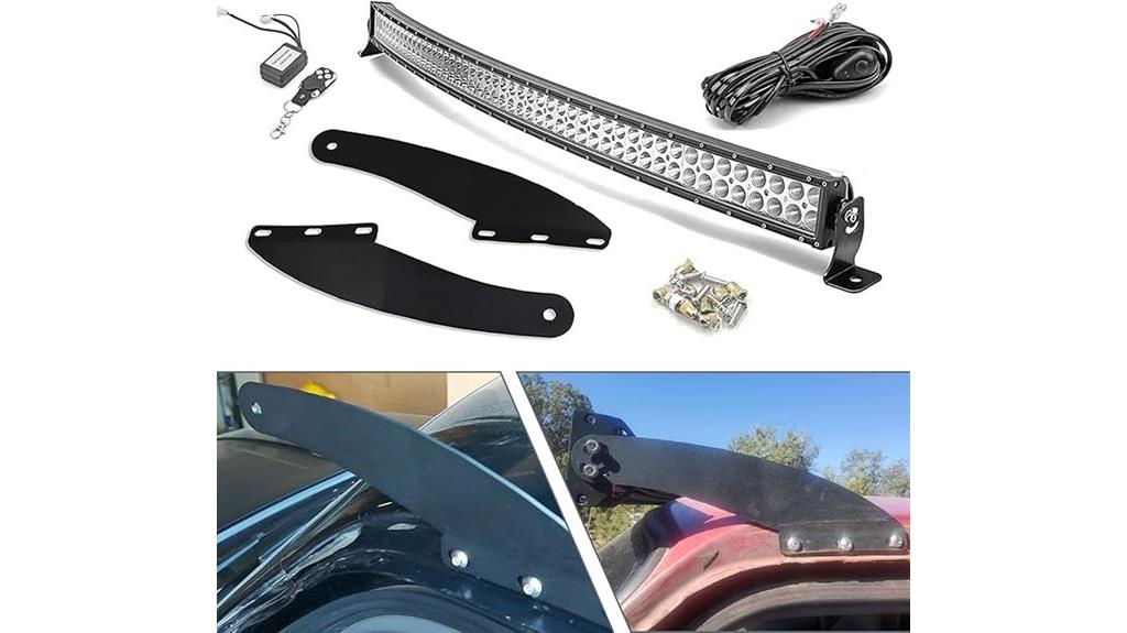 curved led light bar