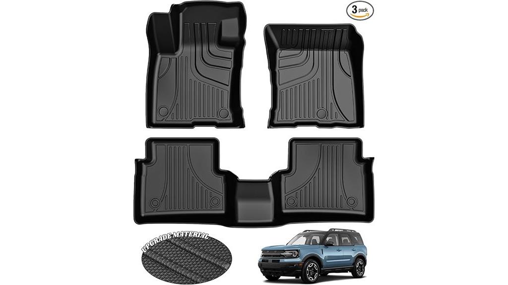 custom floor mats bronco