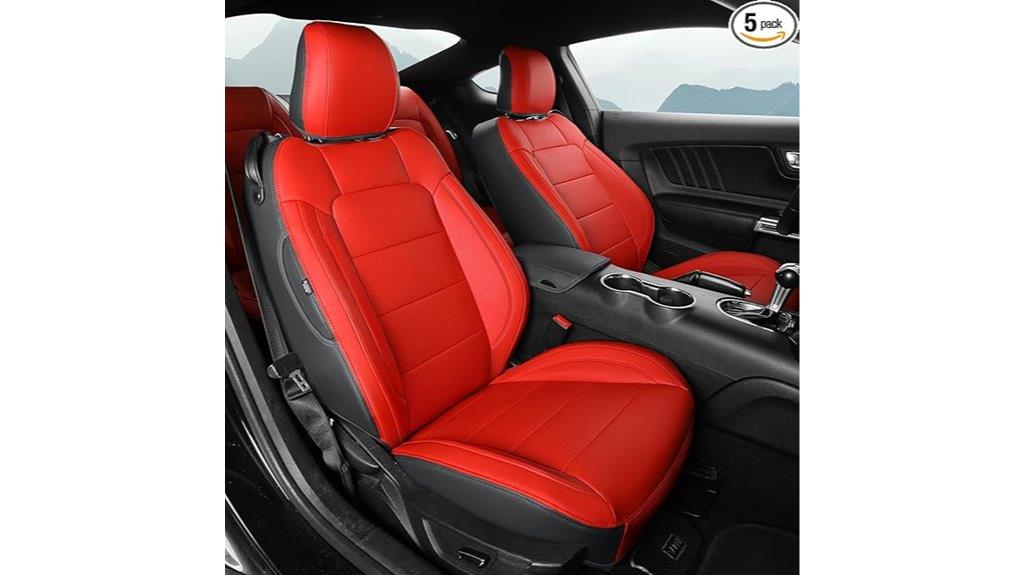 customized panda car seat covers