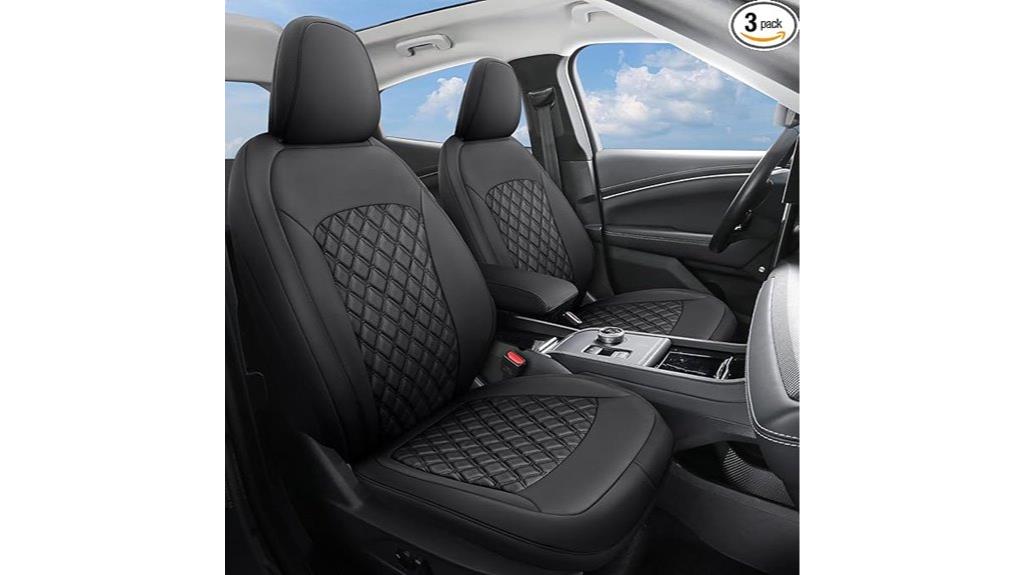 customized panda car seat covers