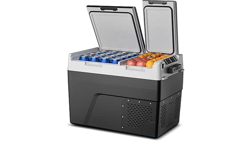 dual zone car fridge