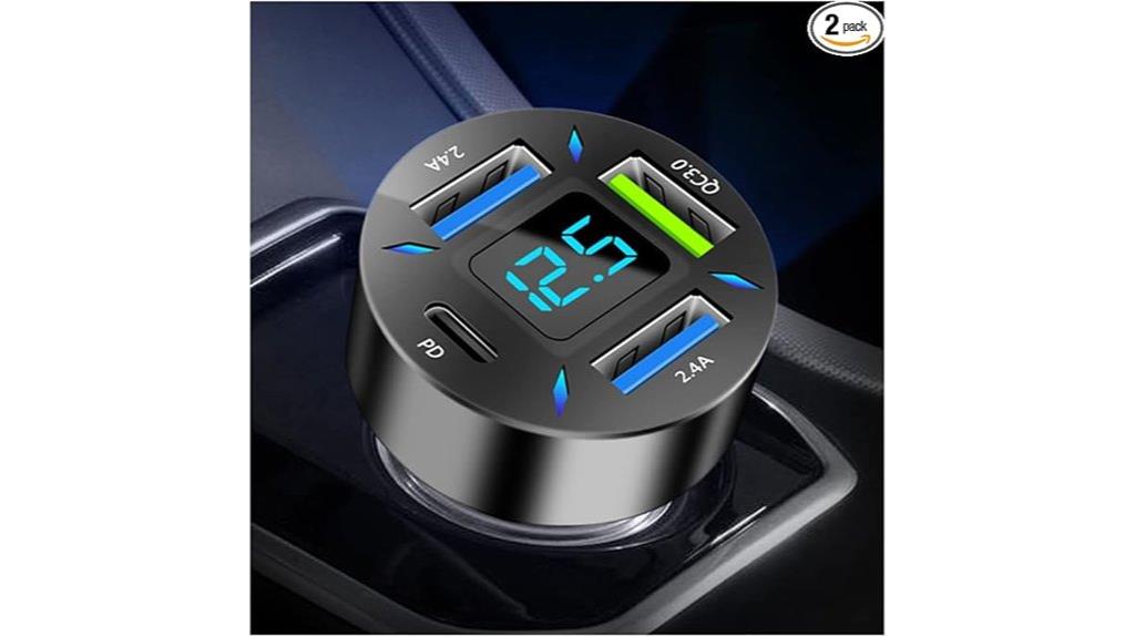 fast charging usb car charger