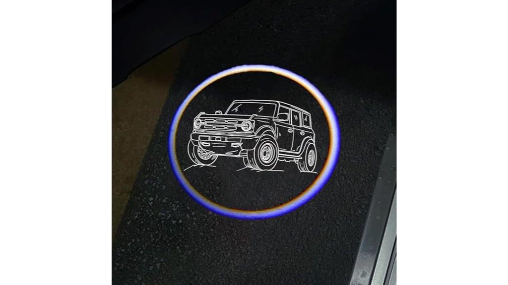 ford bronco door projectors