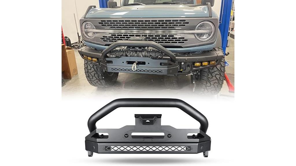ford bronco winch plate