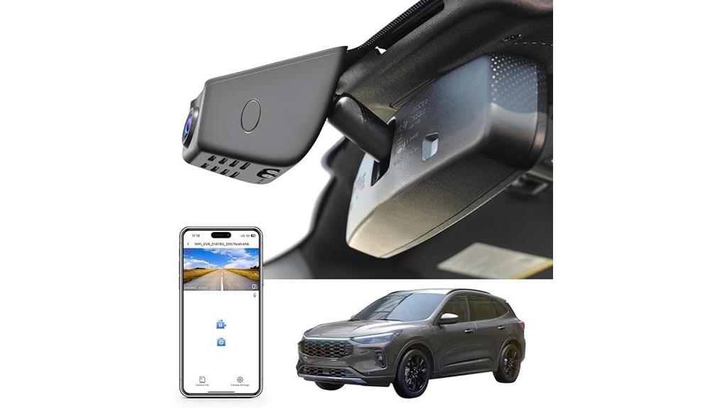 ford escape 4k dash cam