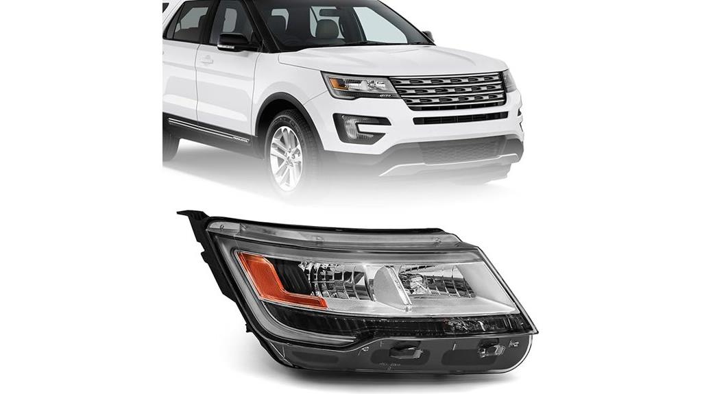 ford explorer headlight assembly