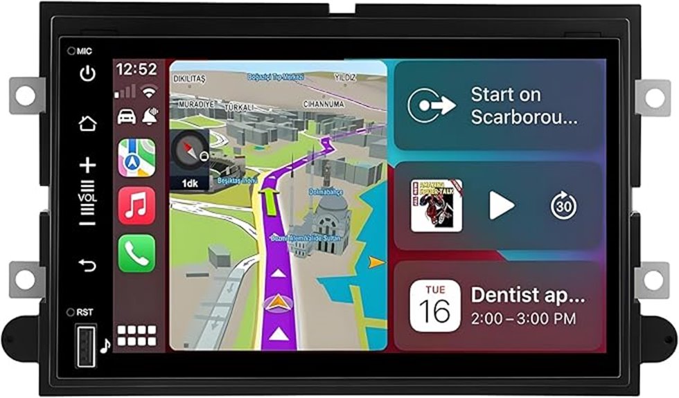 ford f150 touchscreen radio