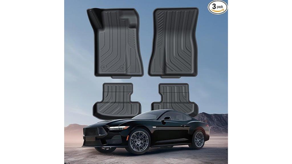 ford mustang carbon fiber mats