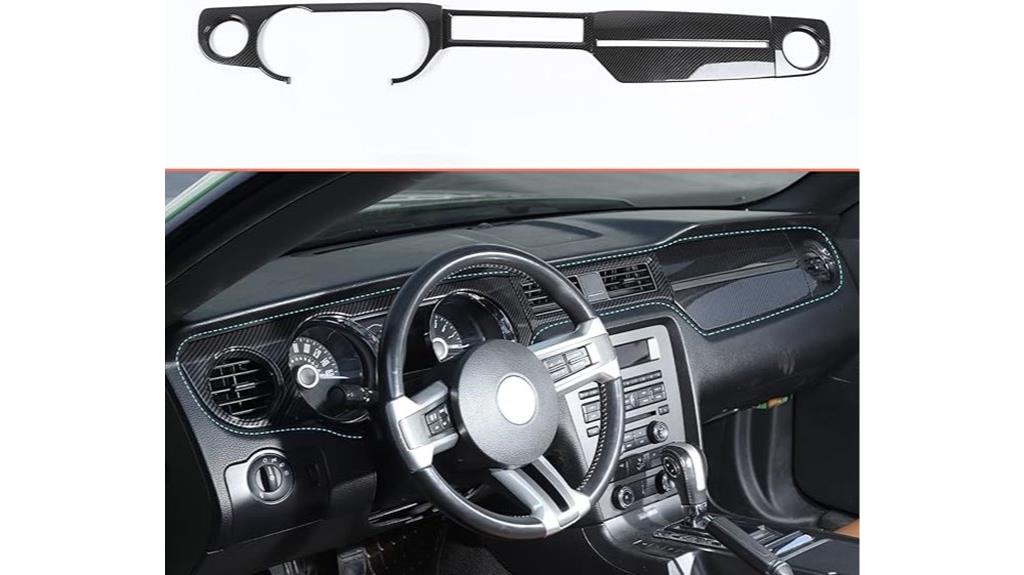 ford mustang carbon fiber trim