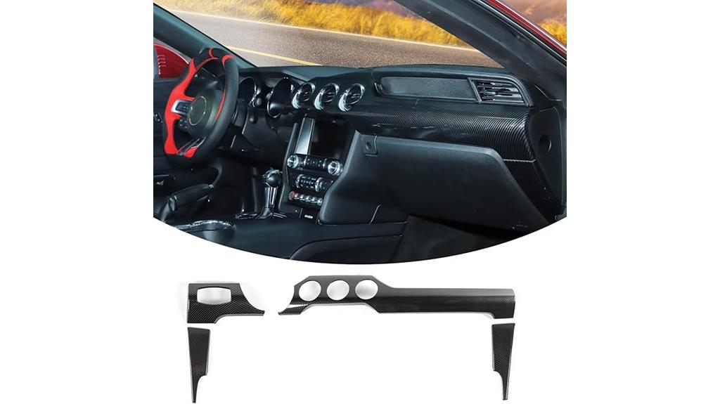 ford mustang carbon fiber trim