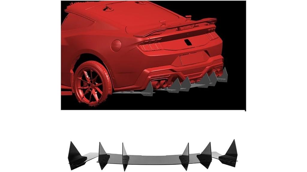 ford mustang s650 diffuser