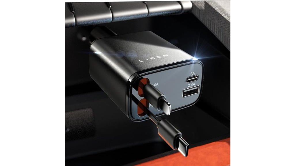 ford vehicle retractable charger