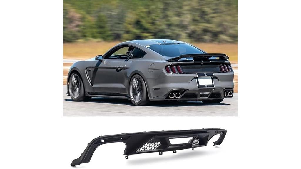 gt350 gt500 rear diffuser