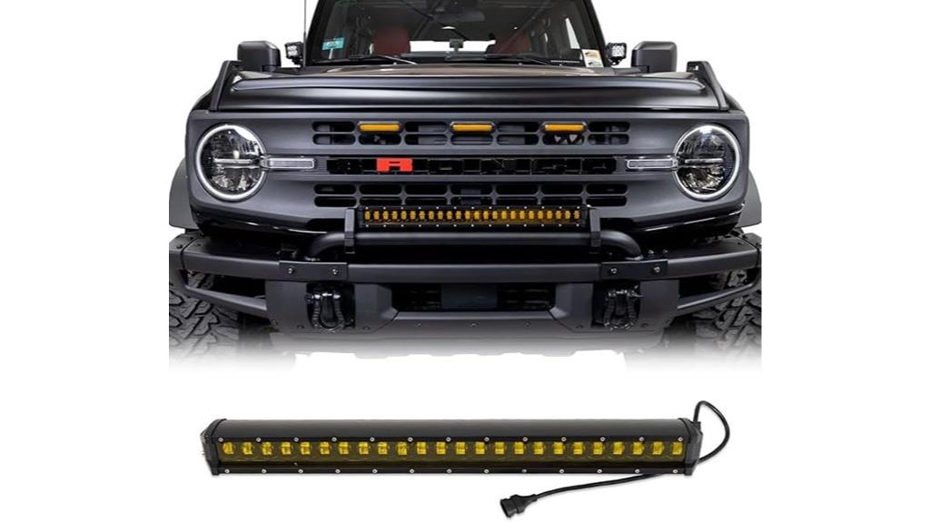 iag yellow led light bar