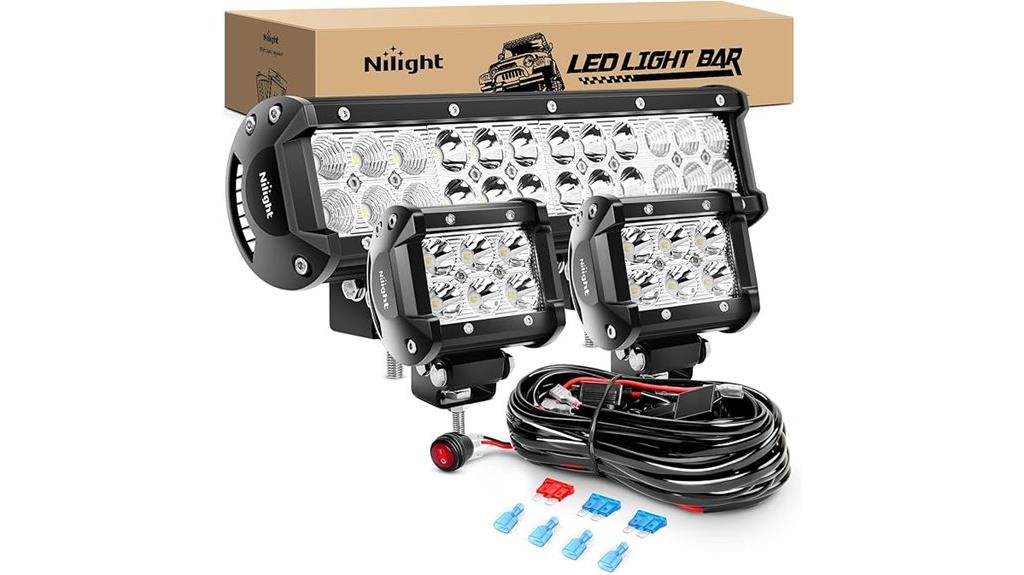 led light bar combo