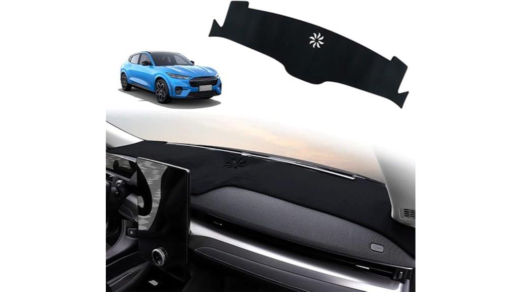 mach e dashboard cover mat