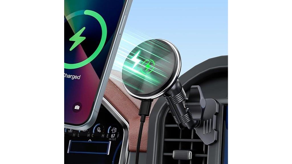 magnetic wireless phone mount