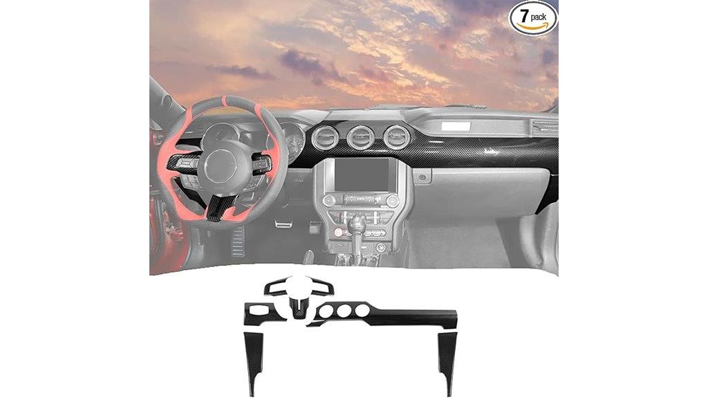 mustang carbon fiber trim