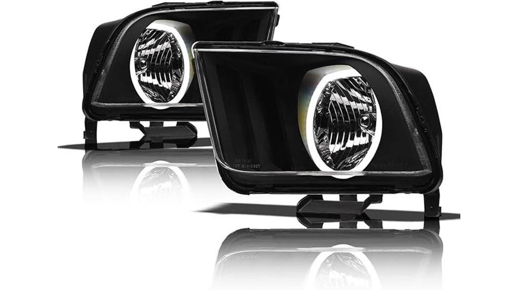 mustang crystal headlights upgrade