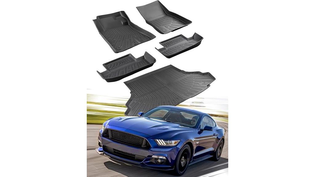 mustang floor mats cargo