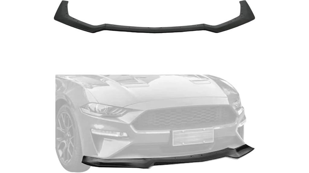 mustang front bumper splitter