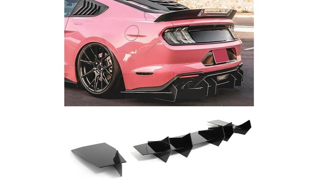 mustang gt rear diffuser