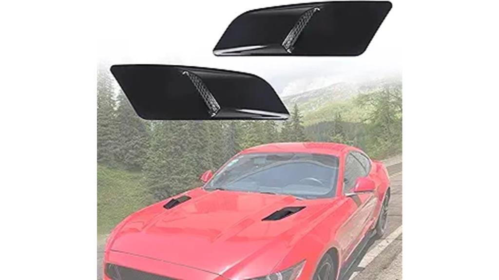 mustang hood vent cover