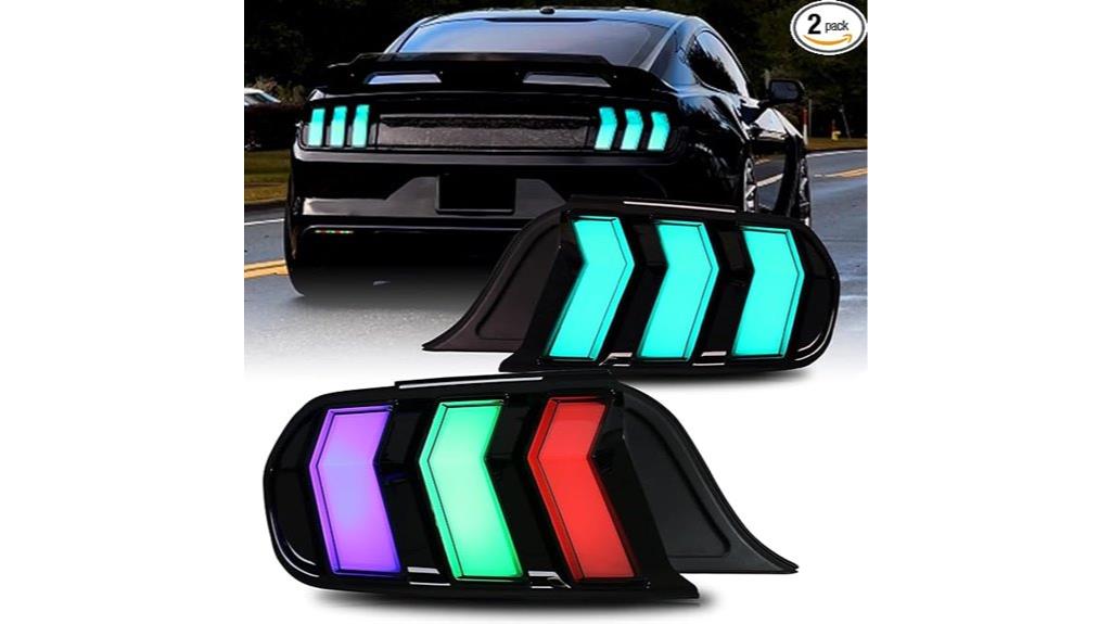mustang led tail lights
