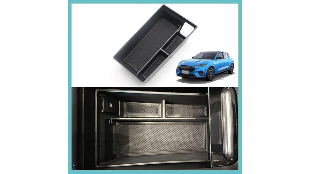 mustang mach e armrest organizer