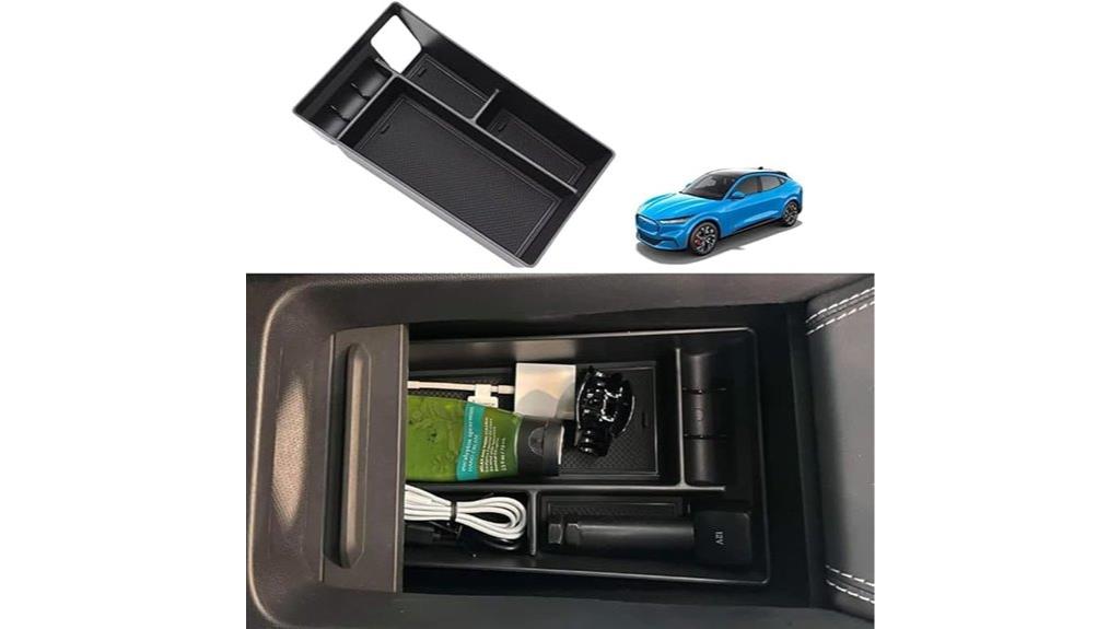 mustang mach e armrest organizer