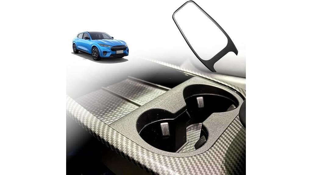 mustang mach e console sticker