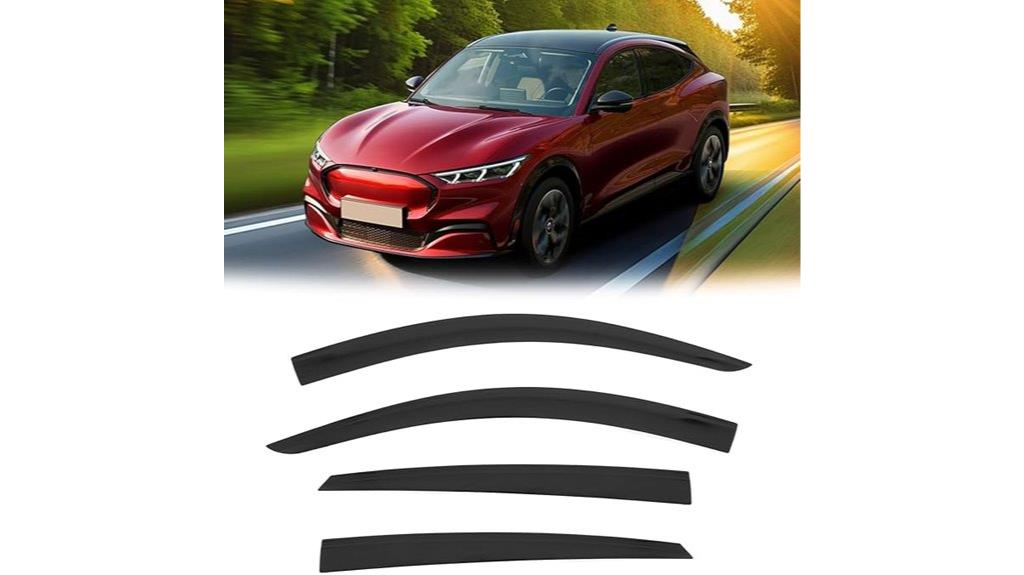 mustang mach e window deflectors