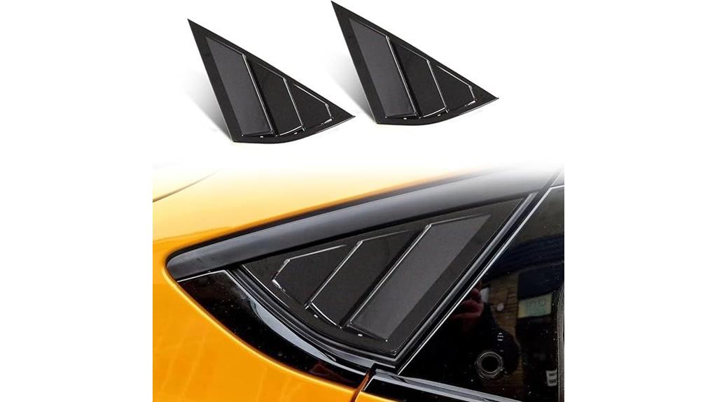 mustang mach e window louvers