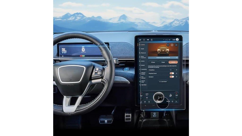 mustang mache screen protectors